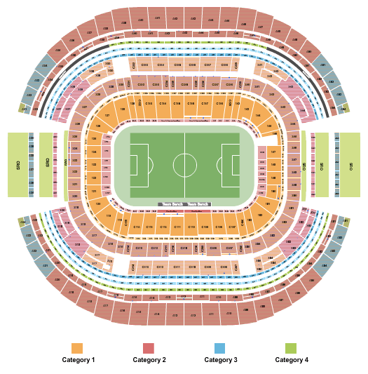 AT&T Stadium World Cup Seating Chart